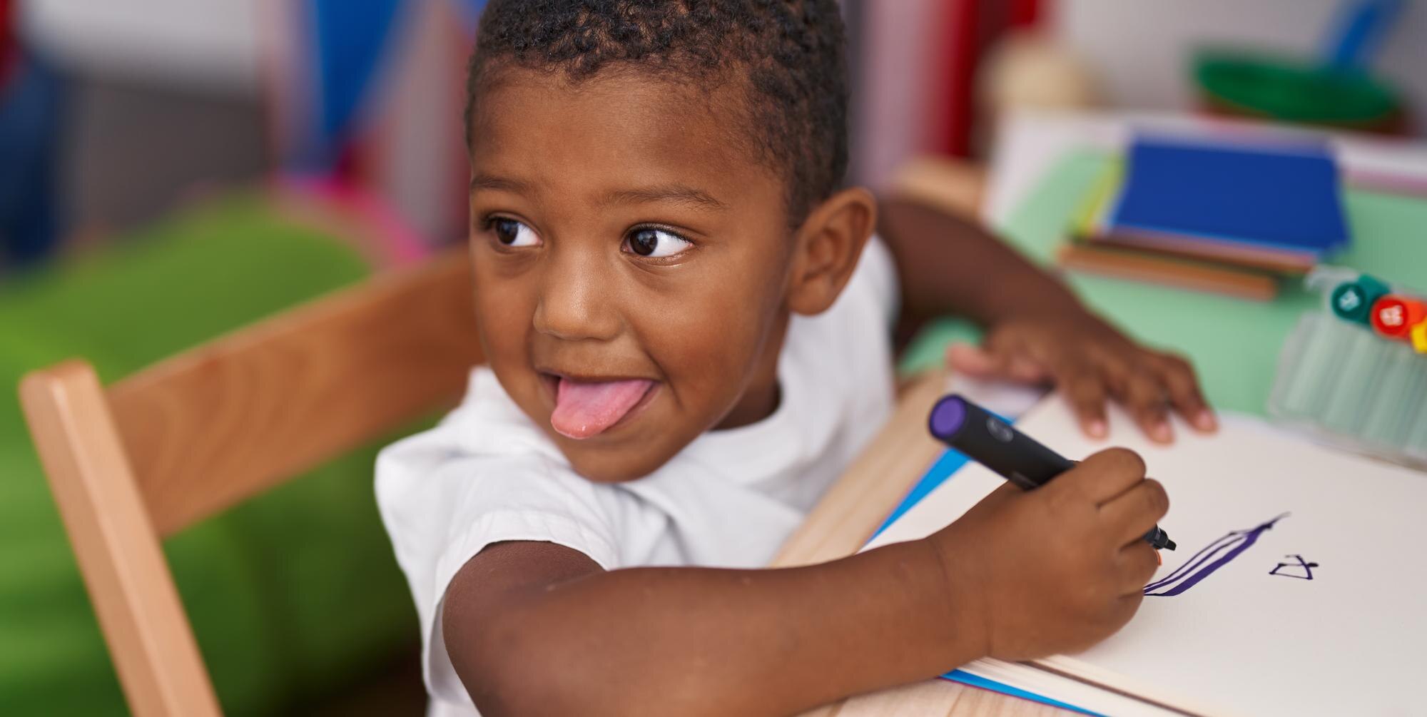 Children learning in a classroom, education for all