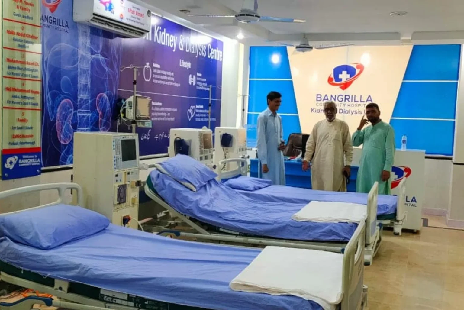 Fully equipped Kidney and Dialysis Centre at Bangrilla Community Hospital