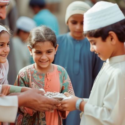 Family supported through zakat donations